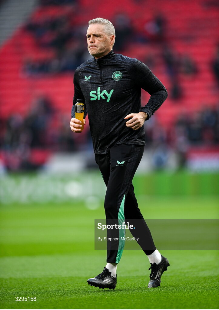16 November 2025; Republic of Ireland goalkeeping coach Gudmundur Hreidarsson before the FIFA World Cup 2026 Group F Qualifier match between Hungary and Republic of Ireland at Puskás Aréna in Budapest, Hungary. Photo by Stephen McCarthy/Sportsfile