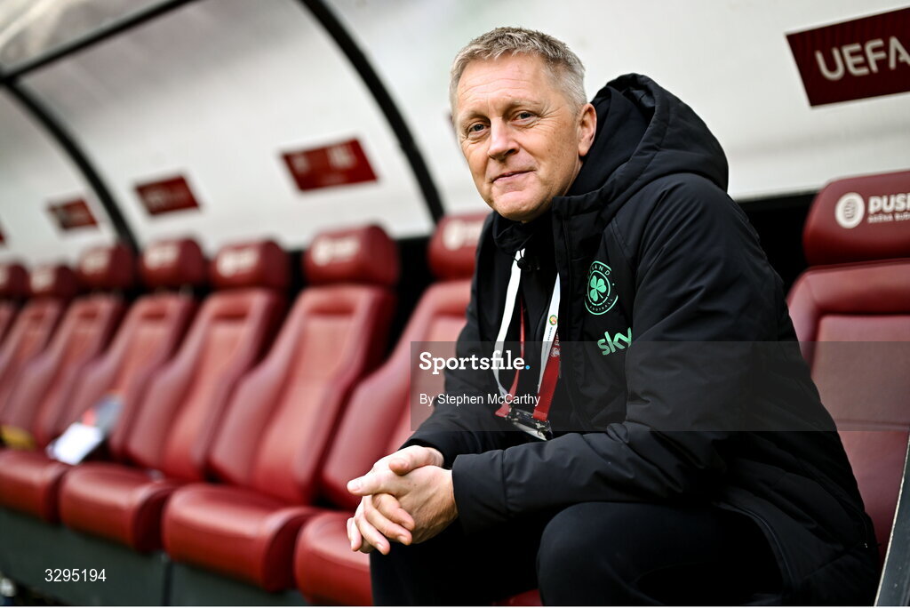 16 November 2025; Republic of Ireland head coach Heimir Hallgrimsson before the FIFA World Cup 2026 Group F Qualifier match between Hungary and Republic of Ireland at Puskás Aréna in Budapest, Hungary. Photo by Stephen McCarthy/Sportsfile
