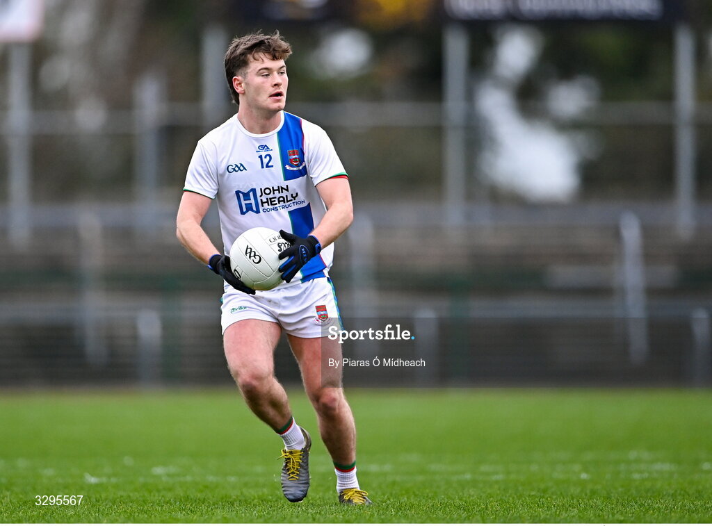 16 November 2025; Niall Feeney of Ballina Stephenites during the AIB Connacht GAA Football Senior Club Championship semi-final match between St Brigid's and Ballina Stephenites at King & Moffatt Dr Hyde Park in Roscommon. Photo by Piaras Ó Mídheach/Sportsfile