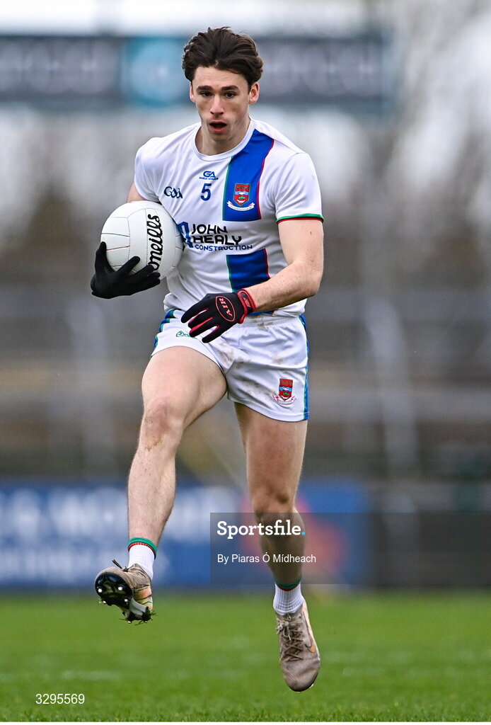 16 November 2025; Sam Callinan of Ballina Stephenites during the AIB Connacht GAA Football Senior Club Championship semi-final match between St Brigid's and Ballina Stephenites at King & Moffatt Dr Hyde Park in Roscommon. Photo by Piaras Ó Mídheach/Sportsfile