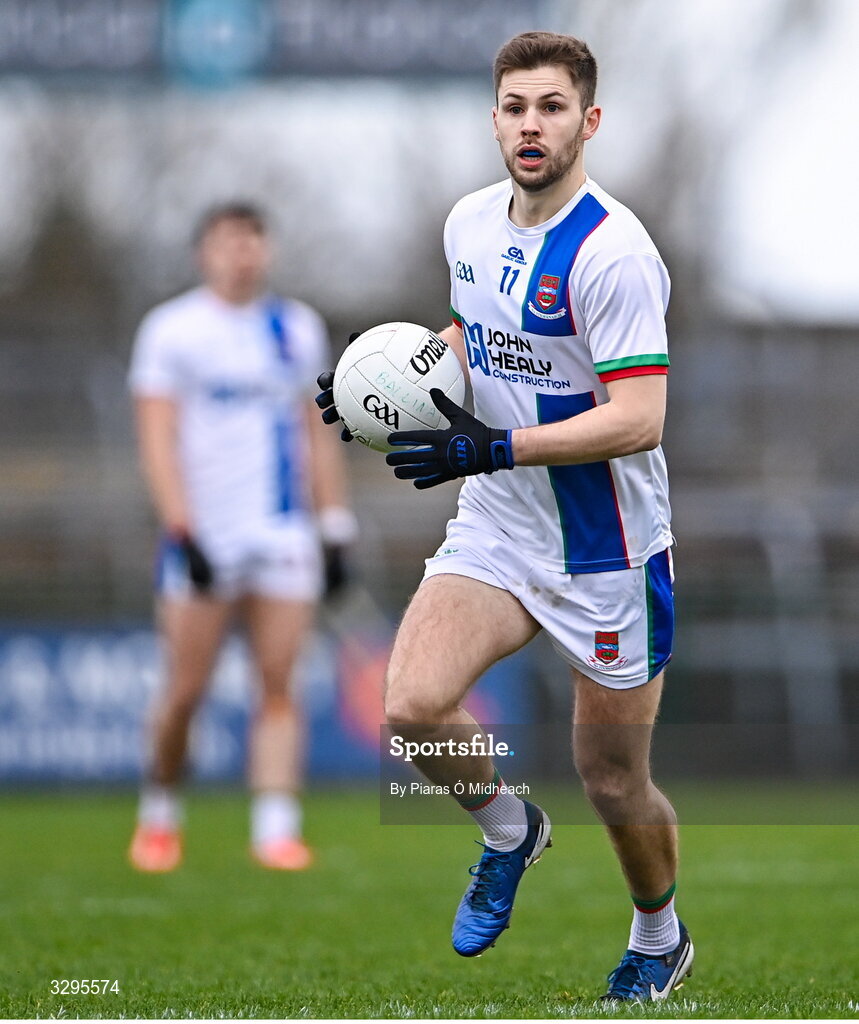 16 November 2025; Conor McStay of Ballina Stephenites during the AIB Connacht GAA Football Senior Club Championship semi-final match between St Brigid's and Ballina Stephenites at King & Moffatt Dr Hyde Park in Roscommon. Photo by Piaras Ó Mídheach/Sportsfile