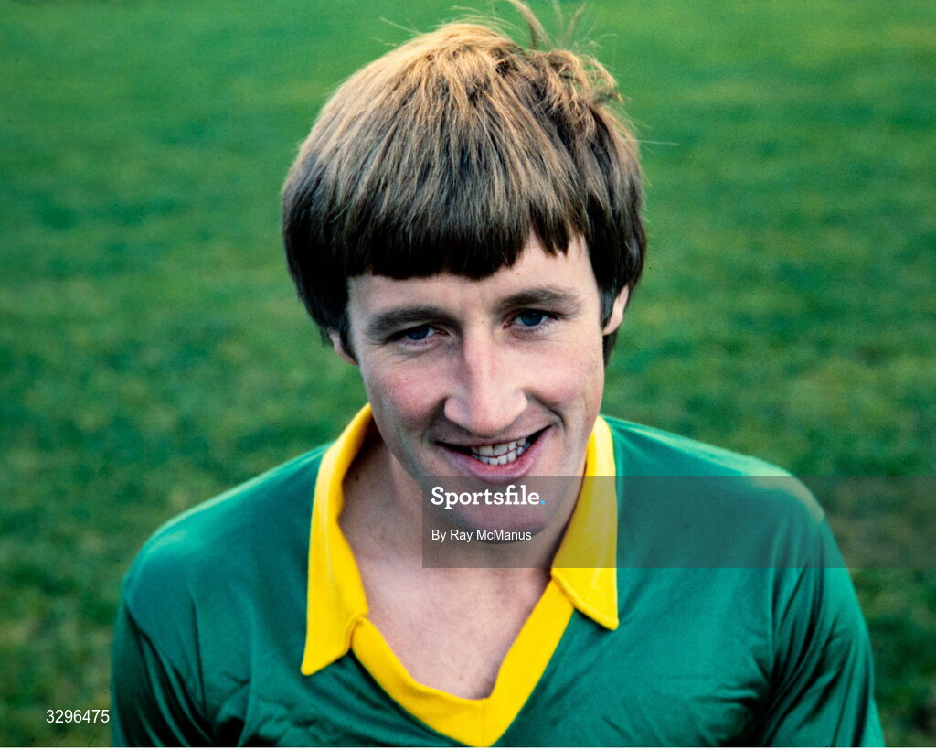 7 September 1982; Pat Spillane of Kerry poses for a portrait during the Kerry press night ahead of the 1982 All-Ireland Senior Football Championship Final at the Fitzgerald Stadium in Killarney. Photo by Ray McManus/Sportsfile