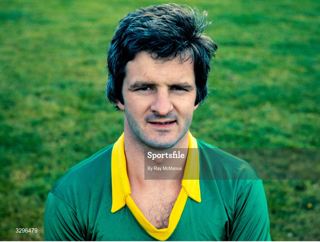 7 September 1982; Paudie Lynch of Kerry poses for a portrait during the Kerry press night ahead of the 1982 All-Ireland Senior Football Championship Final at the Fitzgerald Stadium in Killarney. Photo by Ray McManus/Sportsfile