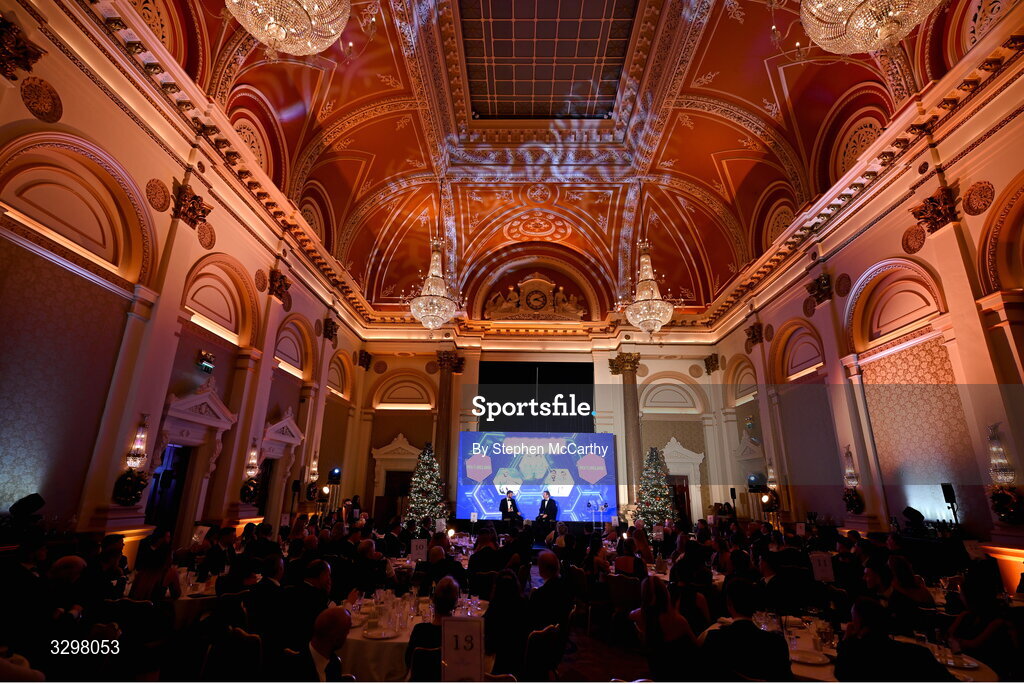 22 November 2025; A general view during the PFA Ireland Awards 2025 at The College Green Hotel in Dublin. Photo by Stephen McCarthy/Sportsfile