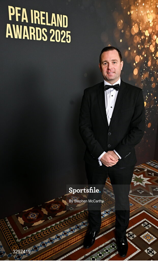 22 November 2025; League of Ireland director Mark Scanlon during the PFA Ireland Awards 2025 at The College Green Hotel in Dublin. Photo by Stephen McCarthy/Sportsfile