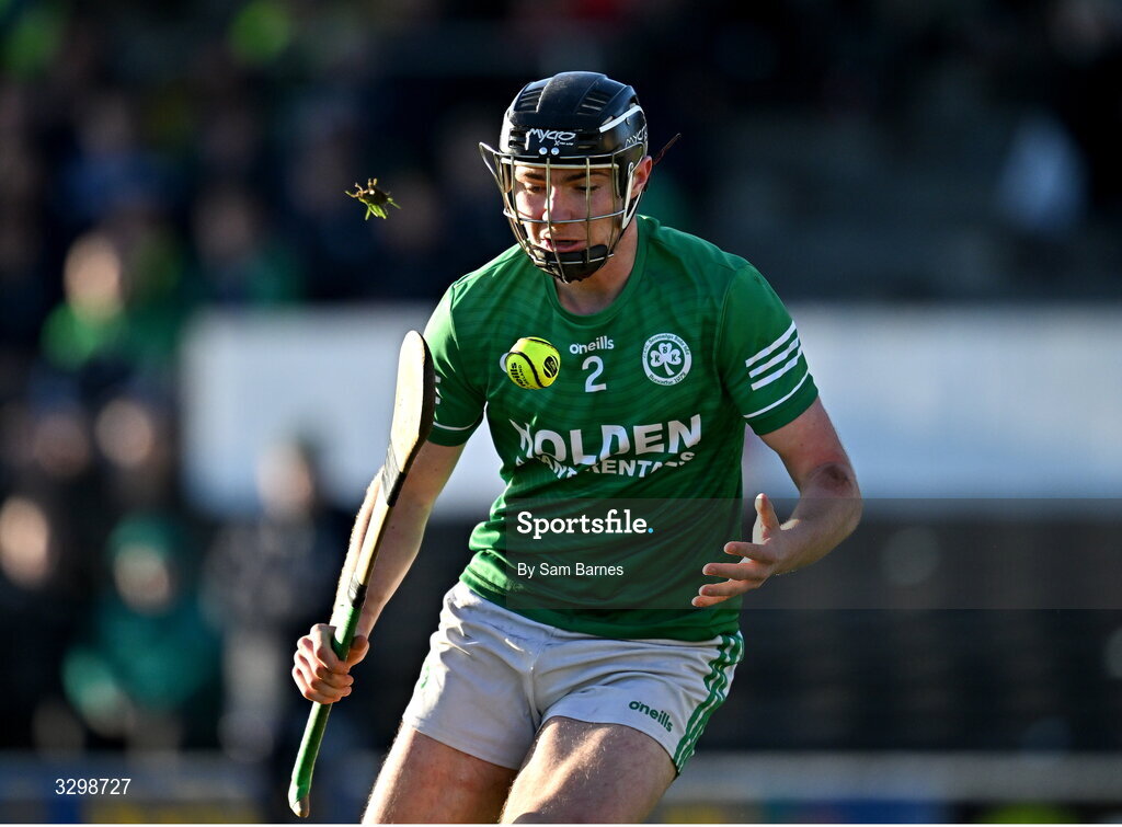 23 November 2025; Killian Corcoran of Shamrocks Ballyhale during the AIB Leinster GAA Hurling Senior Club Championship semi-final match between Shamrocks Ballyhale and Clough Ballacolla at UPMC Nowlan Park in Kilkenny. Photo by Sam Barnes/Sportsfile