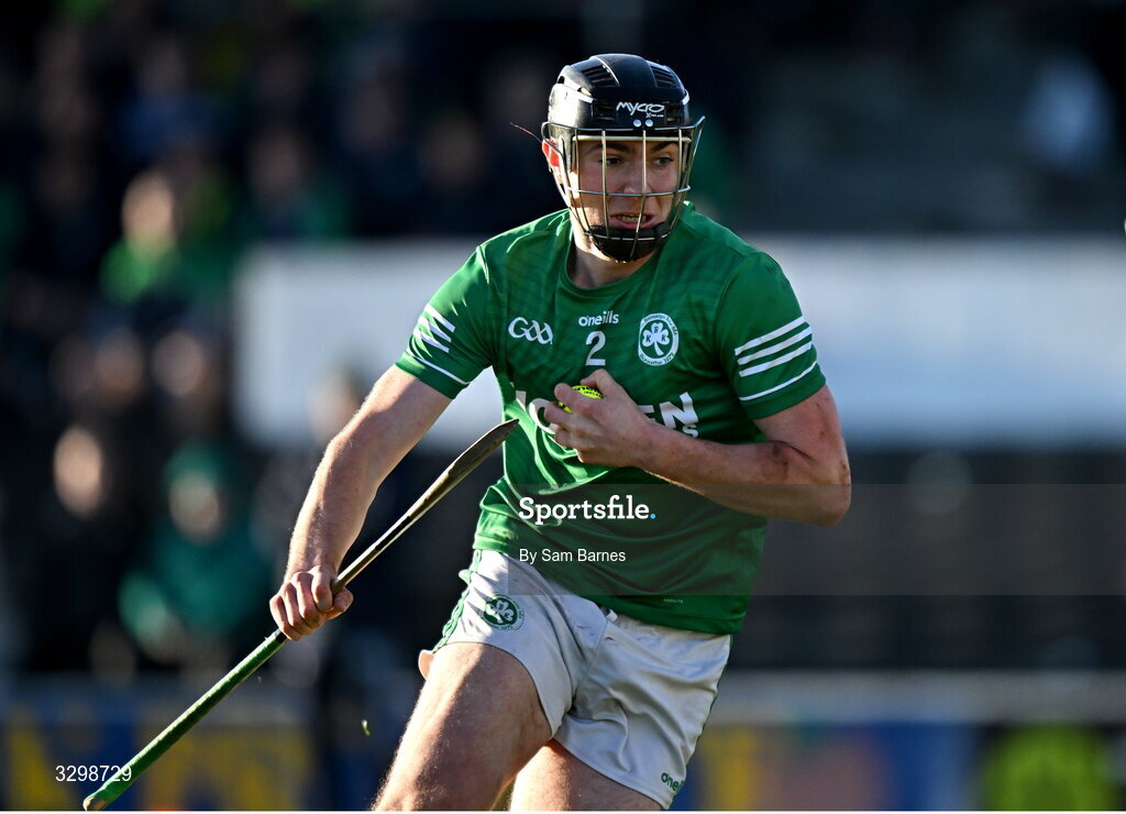 23 November 2025; Killian Corcoran of Shamrocks Ballyhale during the AIB Leinster GAA Hurling Senior Club Championship semi-final match between Shamrocks Ballyhale and Clough Ballacolla at UPMC Nowlan Park in Kilkenny. Photo by Sam Barnes/Sportsfile