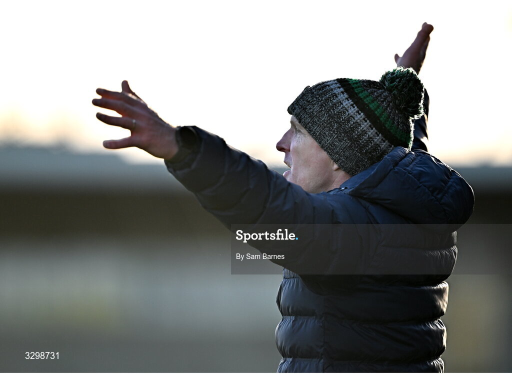 23 November 2025; Shamrocks Ballyhale manager Henry Shefflin reacts during the AIB Leinster GAA Hurling Senior Club Championship semi-final match between Shamrocks Ballyhale and Clough Ballacolla at UPMC Nowlan Park in Kilkenny. Photo by Sam Barnes/Sportsfile