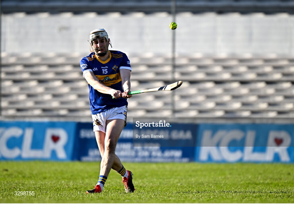 23 November 2025; Stephen Bergin of Clough Ballacolla during the AIB Leinster GAA Hurling Senior Club Championship semi-final match between Shamrocks Ballyhale and Clough Ballacolla at UPMC Nowlan Park in Kilkenny. Photo by Sam Barnes/Sportsfile