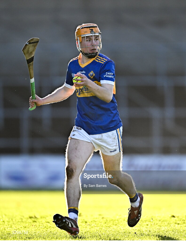 23 November 2025; Cillian Dunne of Clough Ballacolla during the AIB Leinster GAA Hurling Senior Club Championship semi-final match between Shamrocks Ballyhale and Clough Ballacolla at UPMC Nowlan Park in Kilkenny. Photo by Sam Barnes/Sportsfile