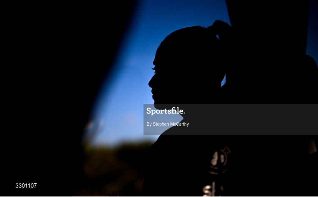 29 November 2025; Chloe Mustaki of Republic of Ireland before the women's international friendly match between Republic of Ireland and Hungary at Marbella Football Centre in Marbella, Spain. Photo by Stephen McCarthy/Sportsfile