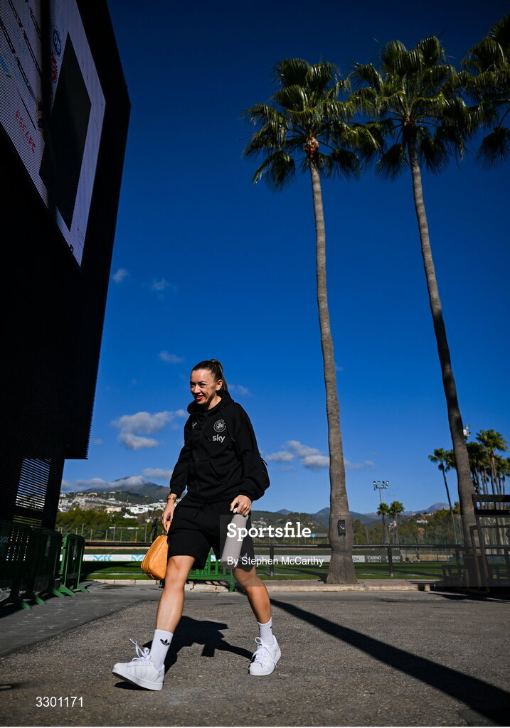 29 November 2025; Katie McCabe of Republic of Ireland before the women's international friendly match between Republic of Ireland and Hungary at Marbella Football Centre in Marbella, Spain. Photo by Stephen McCarthy/Sportsfile