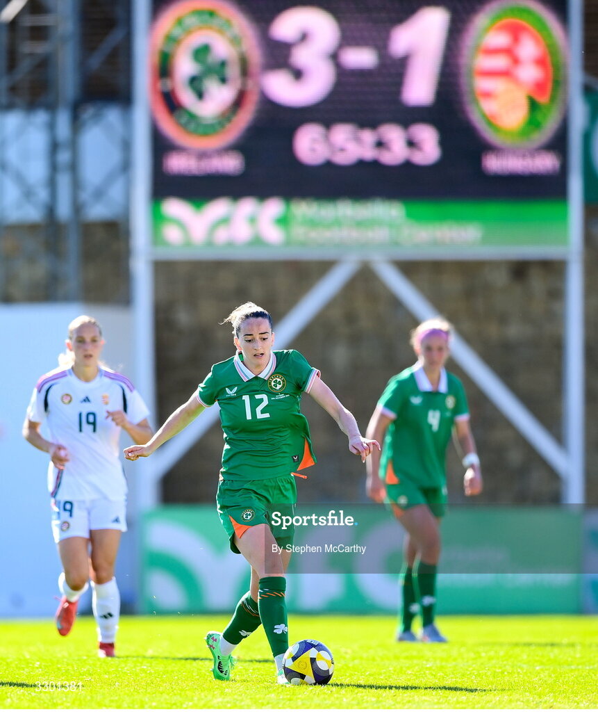 29 November 2025; Anna Patten of Republic of Ireland during the women's international friendly match between Republic of Ireland and Hungary at Marbella Football Centre in Marbella, Spain. Photo by Stephen McCarthy/Sportsfile