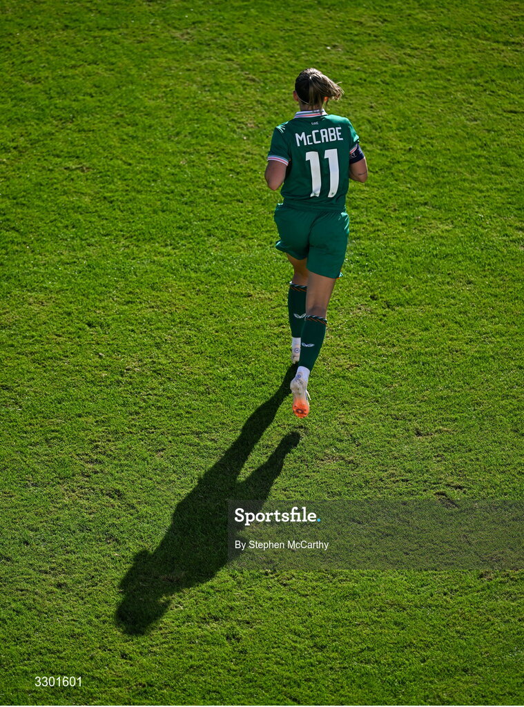 29 November 2025; Katie McCabe of Republic of Ireland during the women's international friendly match between Republic of Ireland and Hungary at Marbella Football Centre in Marbella, Spain. Photo by Stephen McCarthy/Sportsfile