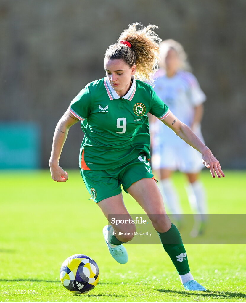 29 November 2025; Leanne Kiernan of Republic of Ireland during the women's international friendly match between Republic of Ireland and Hungary at Marbella Football Centre in Marbella, Spain. Photo by Stephen McCarthy/Sportsfile