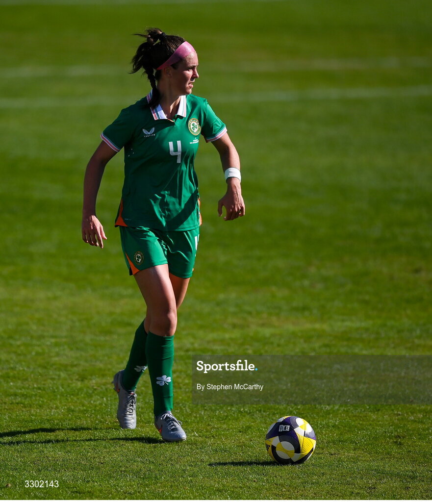29 November 2025; Caitlin Hayes of Republic of Ireland during the women's international friendly match between Republic of Ireland and Hungary at Marbella Football Centre in Marbella, Spain. Photo by Stephen McCarthy/Sportsfile