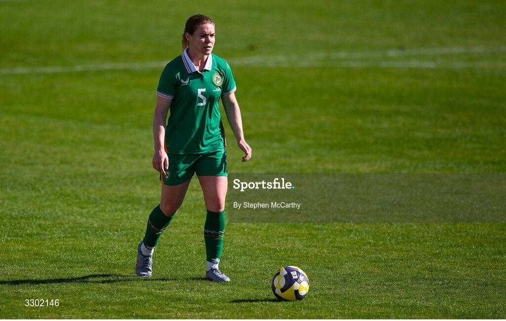 29 November 2025; Aoife Mannion of Republic of Ireland during the women's international friendly match between Republic of Ireland and Hungary at Marbella Football Centre in Marbella, Spain. Photo by Stephen McCarthy/Sportsfile