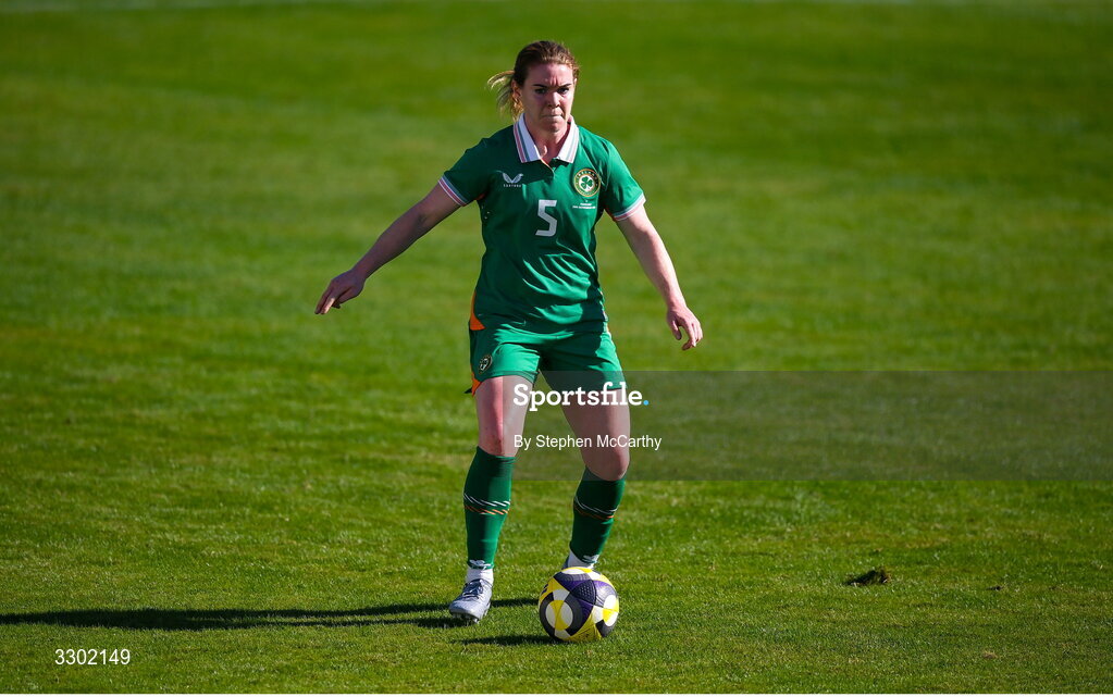 29 November 2025; Aoife Mannion of Republic of Ireland during the women's international friendly match between Republic of Ireland and Hungary at Marbella Football Centre in Marbella, Spain. Photo by Stephen McCarthy/Sportsfile