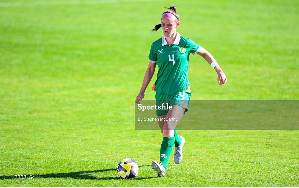 29 November 2025; Caitlin Hayes of Republic of Ireland during the women's international friendly match between Republic of Ireland and Hungary at Marbella Football Centre in Marbella, Spain. Photo by Stephen McCarthy/Sportsfile