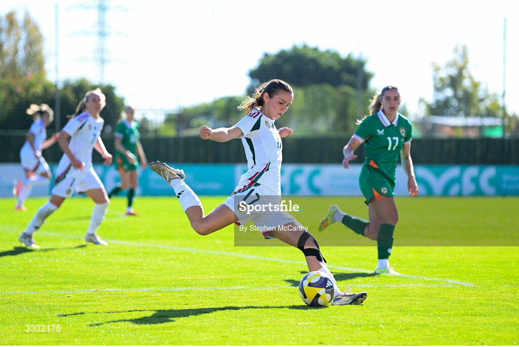 29 November 2025; Zsofia Mayer of Hungary during the women's international friendly match between Republic of Ireland and Hungary at Marbella Football Centre in Marbella, Spain. Photo by Stephen McCarthy/Sportsfile