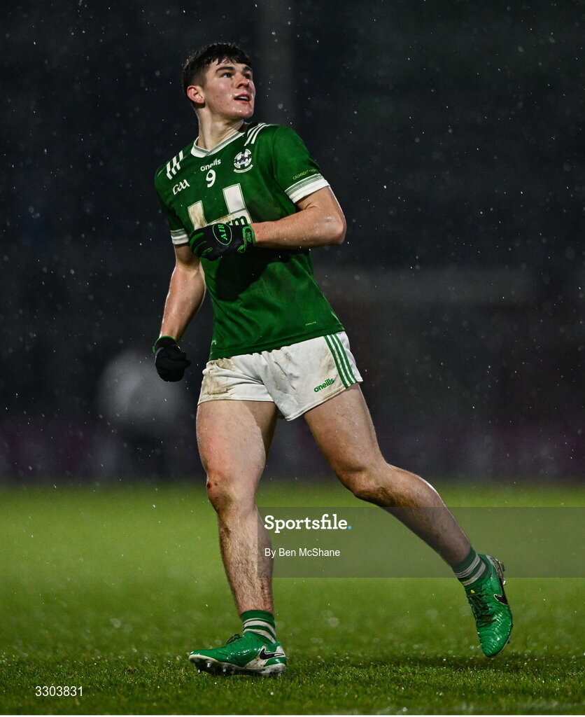 30 November 2025; Conleth McGrogan of Newbridge during the AIB Ulster GAA Football Senior Club Championship semi-final match between Scotstown and Newbridge at BOX-IT Athletic Grounds in Armagh. Photo by Ben McShane/Sportsfile