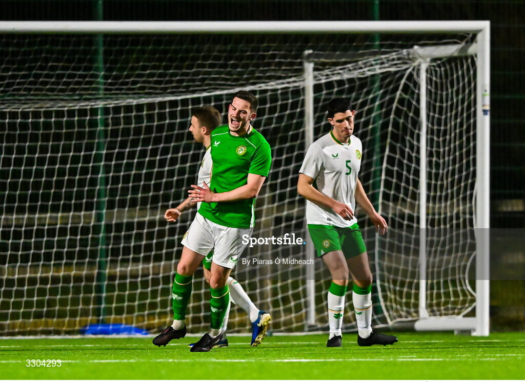 3 December 2025; Tony Whitehead of Ireland Amateur during the representative friendly match between Ireland Amateur and Irish Defence Forces at Wayside Celtic FC in Dublin. Photo by Piaras Ó Mídheach/Sportsfile