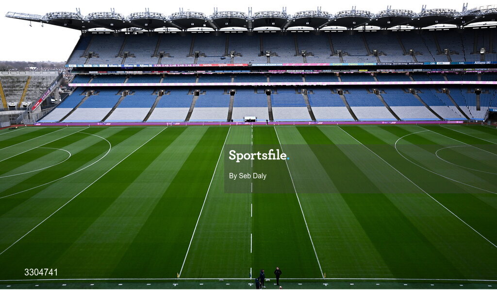 6 December 2025; A general view inside the stadium before the AIB Leinster GAA Hurling Senior Club Championship final match between St Martin's of Wexford and Shamrocks Ballyhale of Kilkenny at Croke Park in Dublin. Photo by Seb Daly/Sportsfile