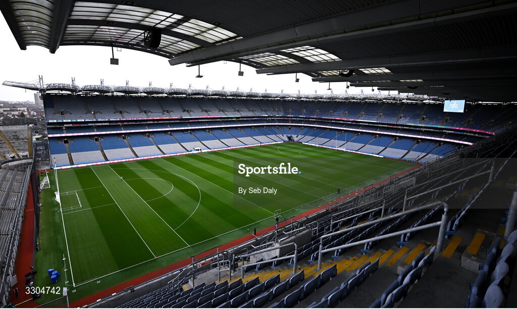 6 December 2025; A general view inside the stadium before the AIB Leinster GAA Hurling Senior Club Championship final match between St Martin's of Wexford and Shamrocks Ballyhale of Kilkenny at Croke Park in Dublin. Photo by Seb Daly/Sportsfile