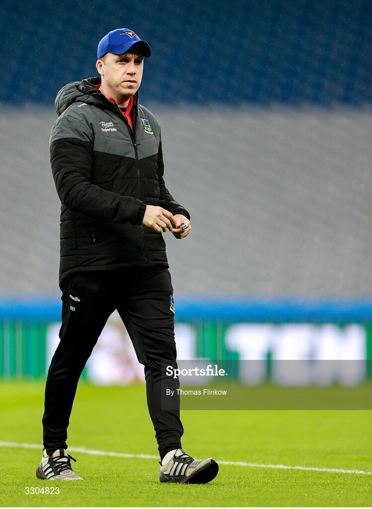 6 December 2025; Athy joint manager Ross Bell before the AIB Leinster GAA Football Senior Club Championship final match between Athy of Kildare and Ballyboden St Enda's of Dublin at Croke Park in Dublin. Photo by Thomas Flinkow/Sportsfile