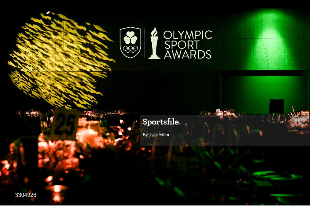6 December 2025; A general view before the Team Ireland Olympic Sport Awards 2025 at The Royal Convention Centre in Dublin. Photo by Tyler Miller/Sportsfile