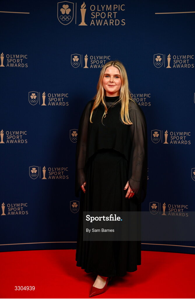 6 December 2025; OFI Social Media & Communications Executive Suzanne Casey in attendance during the Team Ireland Olympic Sport Awards 2025 at The Royal Convention Centre in Dublin. Photo by Sam Barnes/Sportsfile