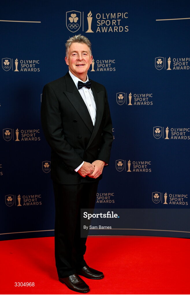 6 December 2025; Father and coach to World Silver Medallist in Heptathlon, Kate O'Connor and nominee for Coach of the Year, sponsored by Key Patent Innovations, Michael O'Connor, during the Team Ireland Olympic Sport Awards 2025 at The Royal Convention Centre in Dublin. Photo by Sam Barnes/Sportsfile