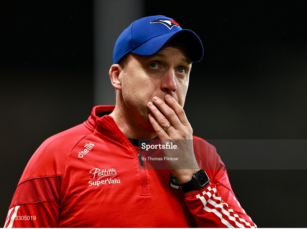 6 December 2025; Athy joint manager Ross Bell during the AIB Leinster GAA Football Senior Club Championship final match between Athy of Kildare and Ballyboden St Enda's of Dublin at Croke Park in Dublin. Photo by Thomas Flinkow/Sportsfile