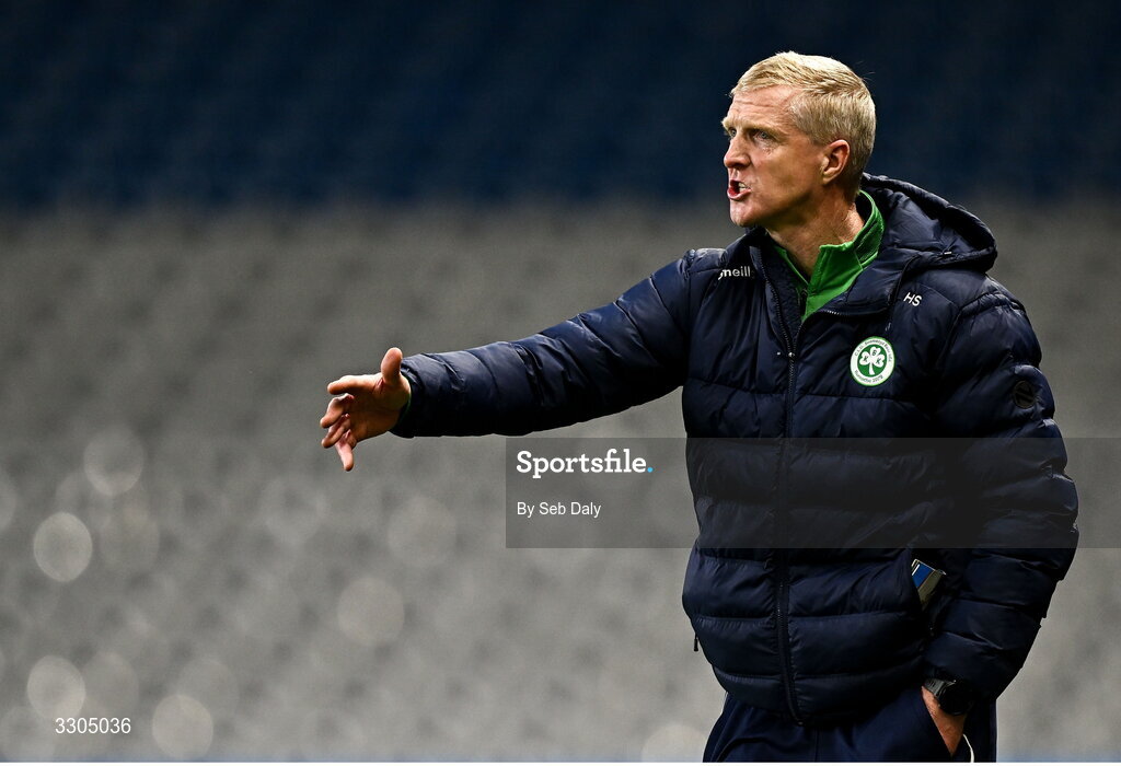 6 December 2025; Shamrocks Ballyhale manager Henry Shefflin during the AIB Leinster GAA Hurling Senior Club Championship final match between St Martin's of Wexford and Shamrocks Ballyhale of Kilkenny at Croke Park in Dublin. Photo by Seb Daly/Sportsfile