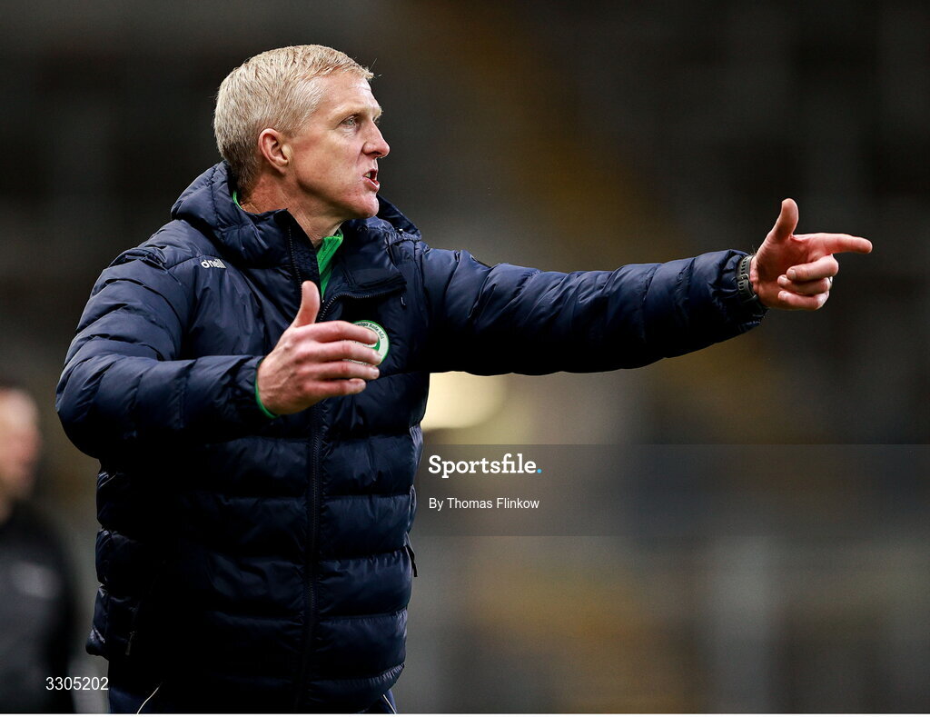6 December 2025; Shamrocks Ballyhale manager Henry Shefflin during the AIB Leinster GAA Hurling Senior Club Championship final match between St Martin's of Wexford and Shamrocks Ballyhale of Kilkenny at Croke Park in Dublin. Photo by Thomas Flinkow/Sportsfile