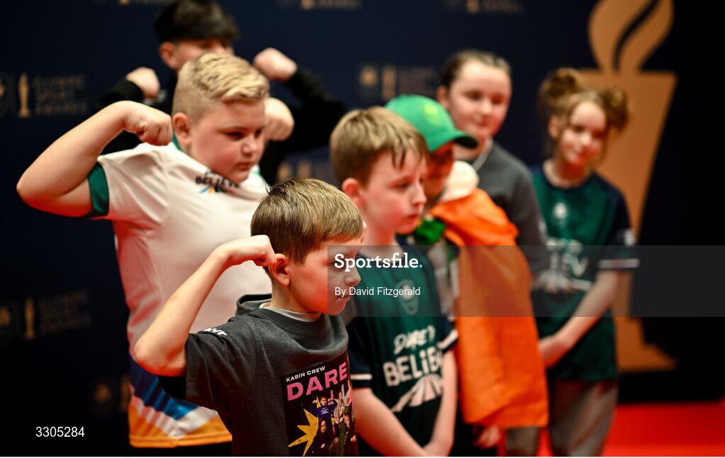 6 December 2025; Members of Kabin crew during the Team Ireland Olympic Sport Awards 2025 at The Royal Convention Centre in Dublin. Photo by David Fitzgerald/Sportsfile