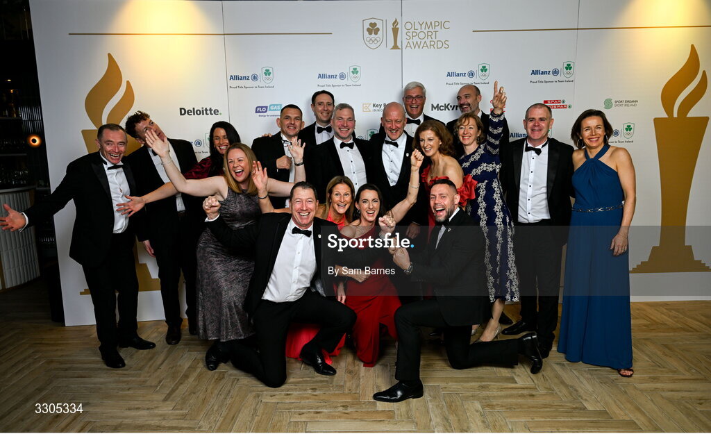 6 December 2025; Sydney 2000 Olympians during the Team Ireland Olympic Sport Awards 2025 at The Royal Convention Centre in Dublin. Photo by Sam Barnes/Sportsfile