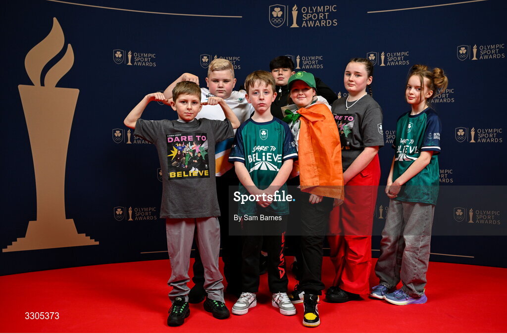 6 December 2025; Kabin crew during the Team Ireland Olympic Sport Awards 2025 at The Royal Convention Centre in Dublin. Photo by Sam Barnes/Sportsfile