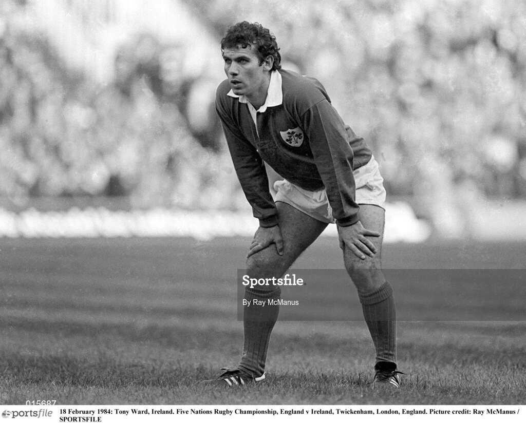 18 February 1984: Tony Ward, Ireland. Five Nations Rugby Championship, England v Ireland, Twickenham, London, England. Picture credit: Ray McManus / SPORTSFILE