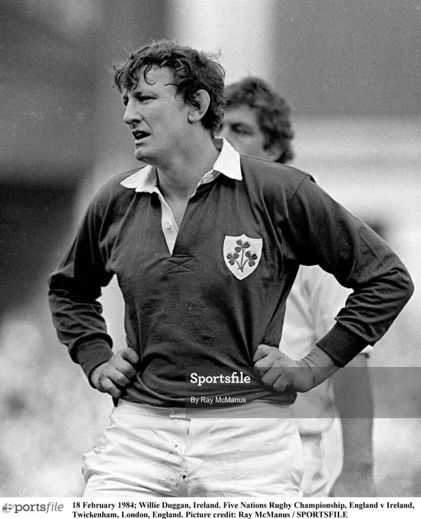 18 February 1984; Willie Duggan, Ireland. Five Nations Rugby Championship, England v Ireland, Twickenham, London, England. Picture credit: Ray McManus / SPORTSFILE