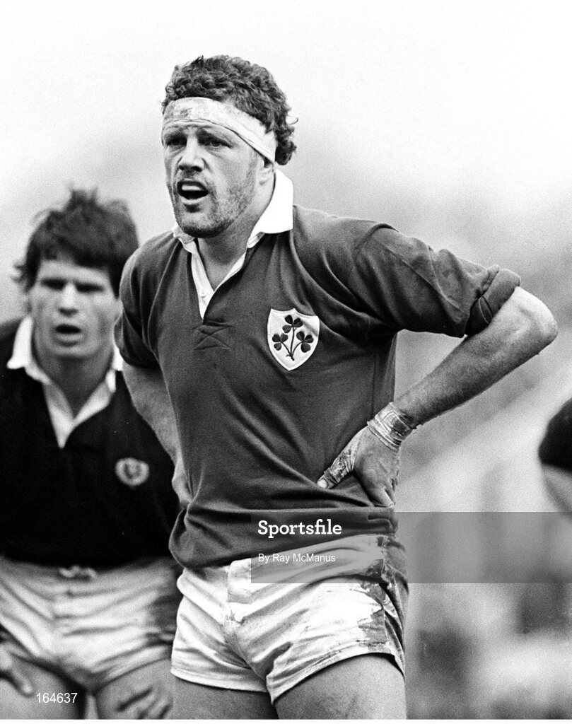 2 February 1985; Philip Matthews of Ireland during the Five Nations Championship match between Scotland and Ireland at Murrayfield in Edinburgh, Scotland. Photo by Ray McManus/Sportsfile