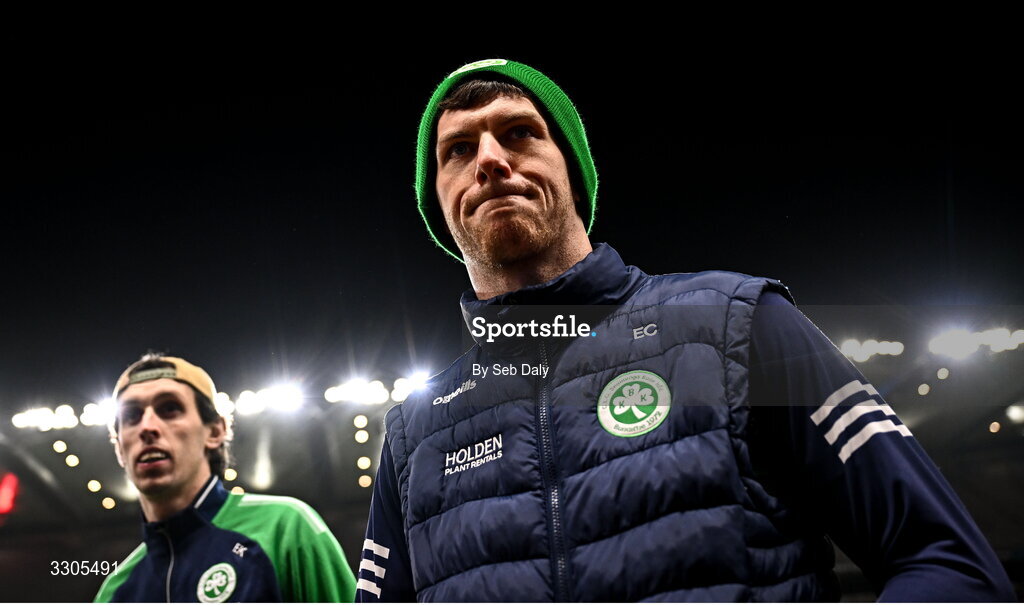 6 December 2025; Eoin Cody of Shamrocks Ballyhale before the AIB Leinster GAA Hurling Senior Club Championship final match between St Martin's of Wexford and Shamrocks Ballyhale of Kilkenny at Croke Park in Dublin. Photo by Seb Daly/Sportsfile