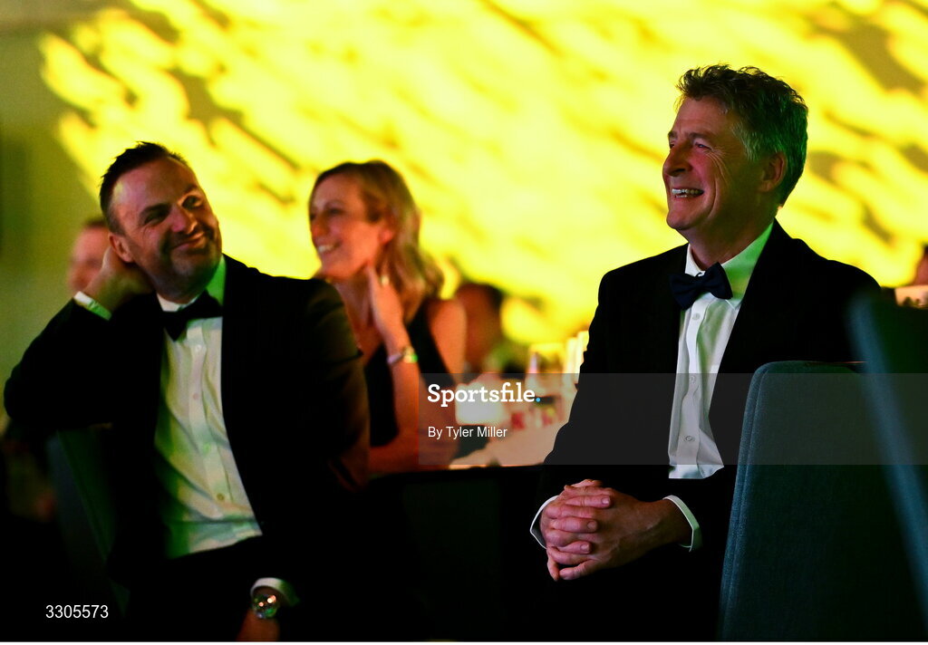 6 December 2025; Michael O'Connor father and coach of World Silver Medallist in Heptathlon, Kate O'Connor, during the Team Ireland Olympic Sport Awards 2025 at The Royal Convention Centre in Dublin. Photo by Tyler Miller/Sportsfile