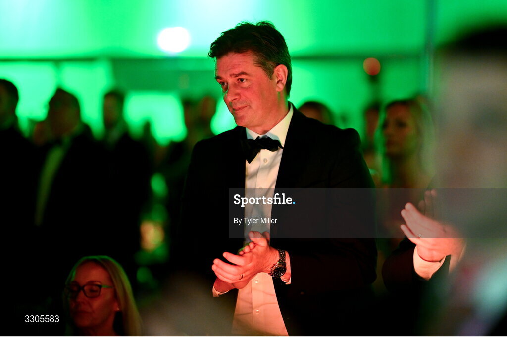 6 December 2025; CEO of Olympic Federation of Ireland, Peter Sherrard, during the Team Ireland Olympic Sport Awards 2025 at The Royal Convention Centre in Dublin. Photo by Tyler Miller/Sportsfile