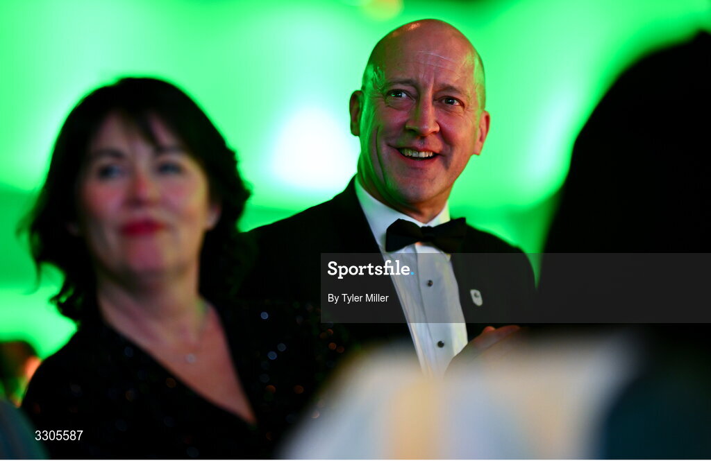 6 December 2025; Lochlann Walsh, President of Olympic Federation of Ireland during the Team Ireland Olympic Sport Awards 2025 at The Royal Convention Centre in Dublin. Photo by Tyler Miller/Sportsfile