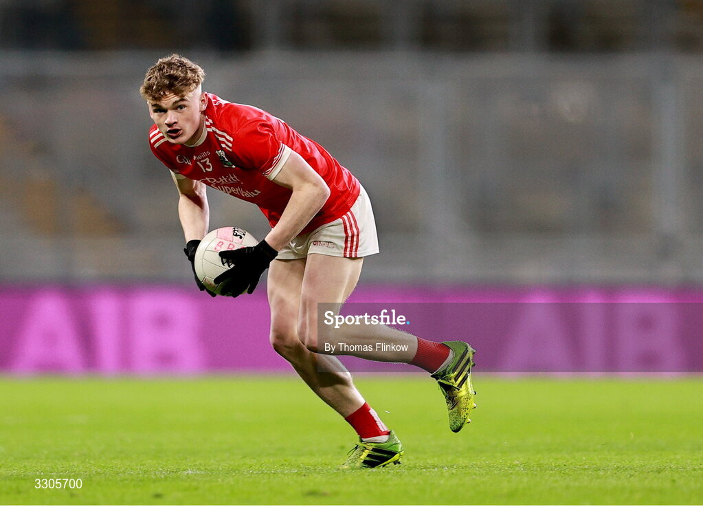 6 December 2025; Ronan Kelly of Athy during the AIB Leinster GAA Football Senior Club Championship final match between Athy of Kildare and Ballyboden St Enda's of Dublin at Croke Park in Dublin. Photo by Thomas Flinkow/Sportsfile