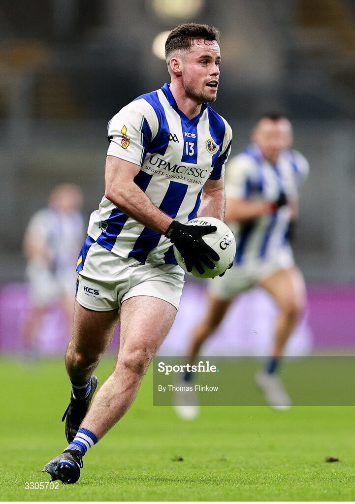 6 December 2025; Ross McGarry of Ballyboden St Enda’s during the AIB Leinster GAA Football Senior Club Championship final match between Athy of Kildare and Ballyboden St Enda's of Dublin at Croke Park in Dublin. Photo by Thomas Flinkow/Sportsfile