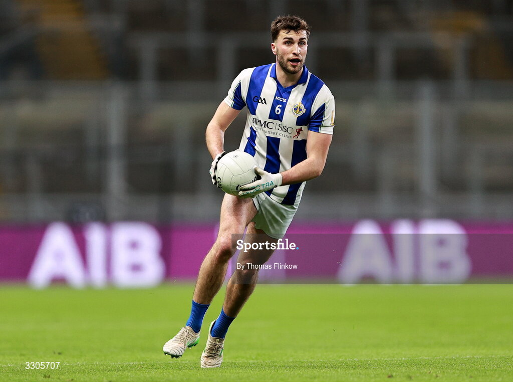 6 December 2025; Alex Gavin of Ballyboden St Enda’s during the AIB Leinster GAA Football Senior Club Championship final match between Athy of Kildare and Ballyboden St Enda's of Dublin at Croke Park in Dublin. Photo by Thomas Flinkow/Sportsfile