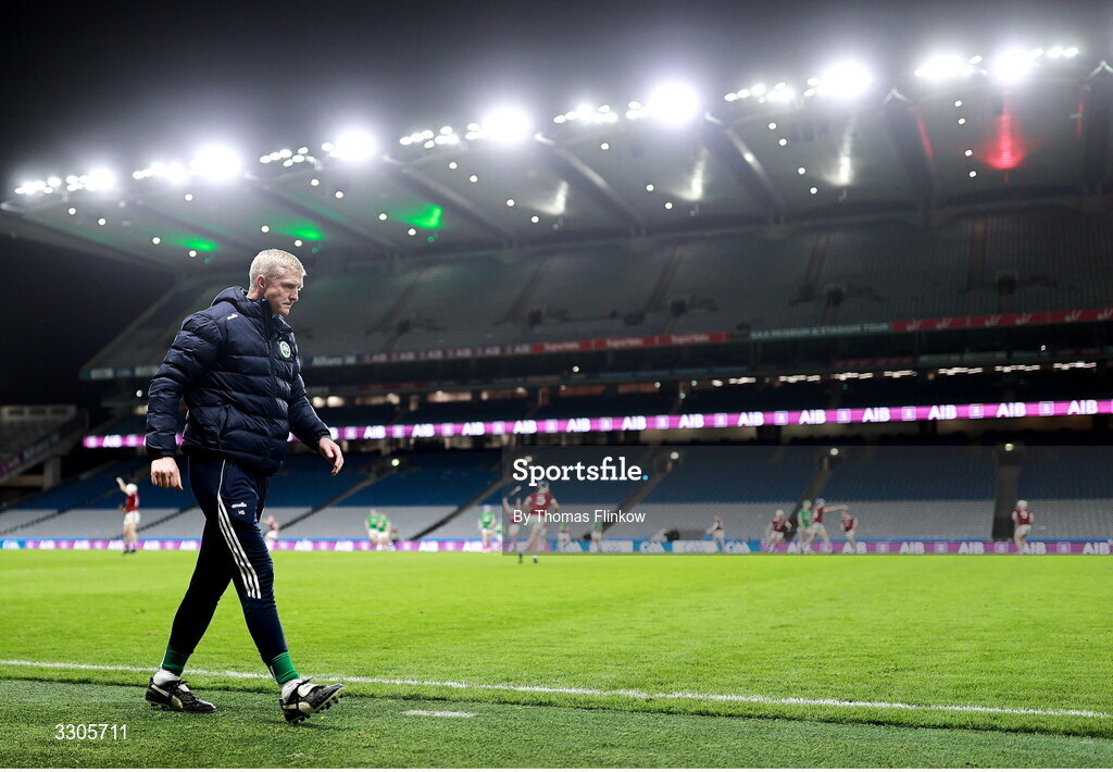 6 December 2025; Shamrocks Ballyhale manager Henry Shefflin during the AIB Leinster GAA Hurling Senior Club Championship final match between St Martin's of Wexford and Shamrocks Ballyhale of Kilkenny at Croke Park in Dublin. Photo by Thomas Flinkow/Sportsfile