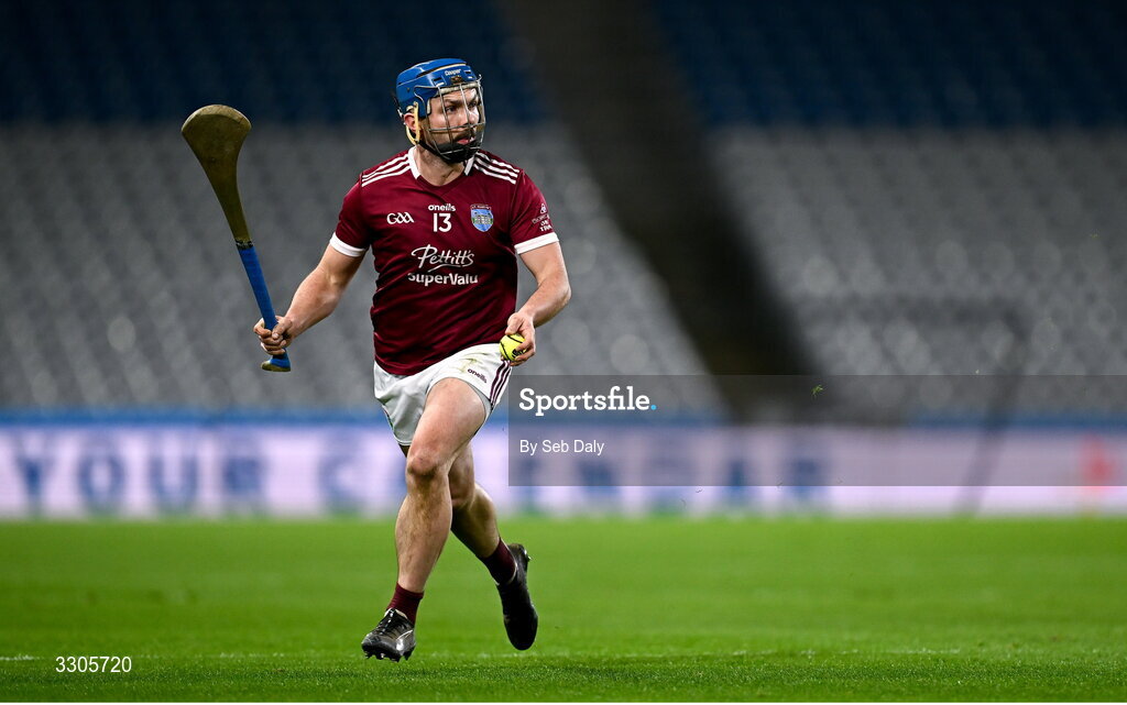 6 December 2025; Michael Coleman of St Martin’s during the AIB Leinster GAA Hurling Senior Club Championship final match between St Martin's of Wexford and Shamrocks Ballyhale of Kilkenny at Croke Park in Dublin. Photo by Seb Daly/Sportsfile